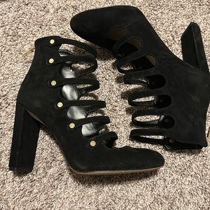Vince camuto suede heels sz 7